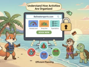 This structure allows guests to plan efficiently, especially when combining multiple activities within a limited time frame.